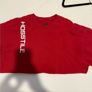 Mens Hosstile Red XL Shirt
